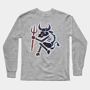 Forking Bull (iconic Logo) Long Sleeve T-Shirt